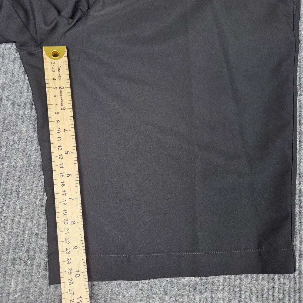 Adidas Mens Climalite Golf Shorts Black Size 32 Performance Flat Front Athletic